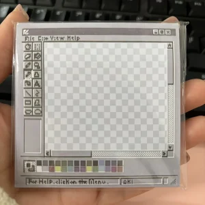 Blocnotes design rétro pour planche à dessin 50 feuilles papier carré vintage style 90s pour créateurs artistes illustrateurs esquisses notes cadeau original