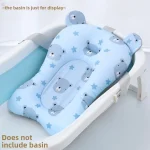 Coussin de bain suspendu ours pour bébé matelas de bain doux accessoire de soin bébé filet de bain universel oreiller de bain sécurisé bain bébé confort