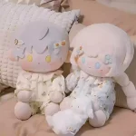 Ensemble pyjama bébé nounou 40cm coton doux 2 sets vêtements poupée sans accessoires remplacement jouet