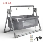Berceau électrique intelligent multifonction pour bébé 03 ans chaise à bascule lit de couchage jouets suspendus 2023  incluant moustiquaire