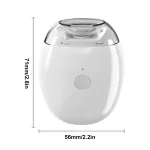 Appareil de nettoyage facial électrique conception ergonomique pour soins de la peau domicile idéal pour soins personnels hygiène peau saine esthétique moderne