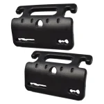 Supports voiture siège arrière 2 pièces ABS noir fixation facile crochets stockage organisation bébé poussette