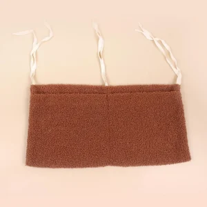 Écharpe de portage bébé en velours doux texture peluche ajustable design minimaliste idéal pour nouveauné portage confortable style moderne qualité premium