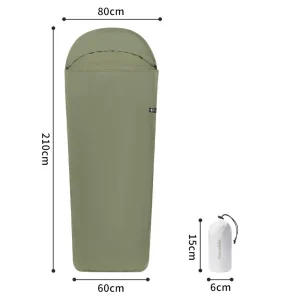 Sac de couchage ultraléger capsule de couchage portable nylon polyester camping randonnée sac de rangement confortable durable