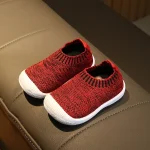 Chaussures de Printemps en Maille pour Bébé Fille et Garçon Souples Confortables AntiGlisse Faciles à Enfiler Design Moderne Élastique NonALD Poids Léger Idéales pour les Premiers Pas