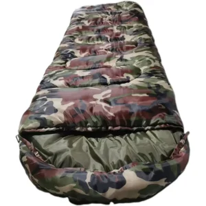 Sac de couchage adulte en plein air hiver Protection contre le froid Camping d’urgence voyage alpinisme sac de couchage en plein air camouflage Sac de couchage adulte en plein air hiver Protection contre le froid Camping d’urgence voyage alpinisme sac de couchage en plein air camouflage