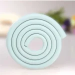 Protection d&rsquo;angle de sécurité pour enfants bande de parechocs en mousse 2m bleu clair pour table meuble bordures adhésifs type U