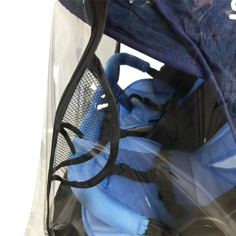Housse de pluie double pour poussette M12K sièges latéraux protection météo bébé usage extérieur qualité premium 安全 durable