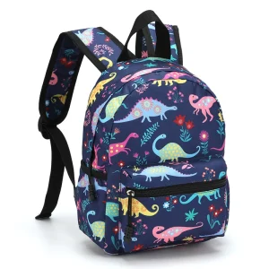 Sac à dos enfant dinosaures fleurs motifs colorés 36 ans confortable écoliers scolarité Sac à dos enfant dinosaures fleurs motifs colorés 36 ans confortable écoliers scolarité