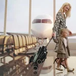 Poussette Portable Pliable pour Bébé Multifonctionnelle Lavable Légère à Quatre Roues Con conception Ergonomique Matériau de Qualité Idéale pour Tous les Ages