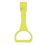 Anneau de traction en plastique bébé accessoire lit parc crochets berceau bébé anneau de traction jaune pour bébé bas âge