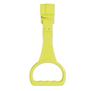 Anneau de traction en plastique bébé accessoire lit parc crochets berceau bébé anneau de traction jaune pour bébé bas âge