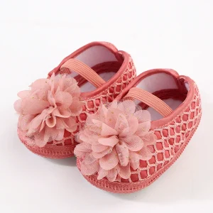 Chaussures d’été pour bébé fille floral rose semelle souple antidérapante pour premiers pas 01 ans confortable style mignon 2023 Chaussures d’été pour bébé fille floral rose semelle souple antidérapante pour premiers pas 01 ans confortable style mignon 2023