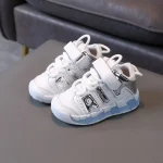 Chaussures de sport souples pour bébés filles et garçons baskets antiglisse respirantes style tendance 2022  Silvery A3