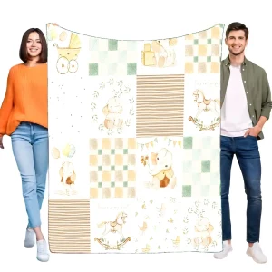 Couverture bébé douce pastel design ludique animaux coton bambou lit poussette voyage Couverture bébé douce pastel design ludique animaux coton bambou lit poussette voyage