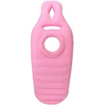 Support boisson silicone universel voiture piquenique camping portable amorti antidérapant rose