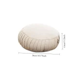 Coussin de Yoga en Coton Doux pour Bébé Confort et Sécurité Accessoire Pratique Design Simple beige