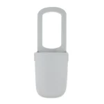 Portegobelet en silicone souple pour bébé poussette chariot téléphone bouteille universal sécurité confort style trendy easy Poussette accessoire bébé enfant gris