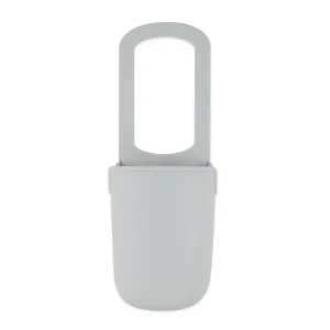 Portegobelet en silicone souple pour bébé poussette chariot téléphone bouteille universal sécurité confort style trendy easy Poussette accessoire bébé enfant gris