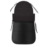 Chancelière universelle pour poussette chaude pratique légère résistante aux intempéries  Upgraded black