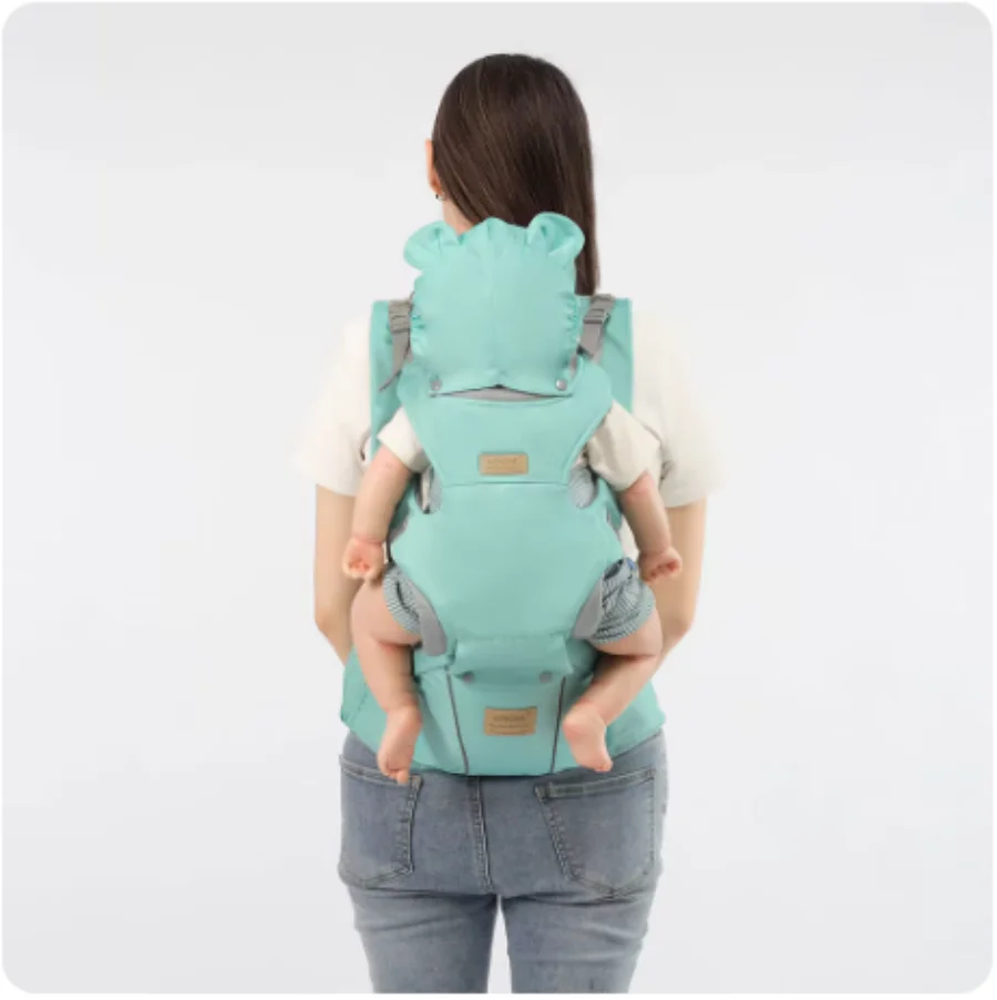 Sangles de sac à dos Anca 3 en 1 pour bébé 03 ans ergonomiques multiusages avec capuchon protecteur design moderne facile à utiliser