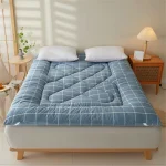 Matelas pliant 100% coton bébé lit simple double tatami 四季通用 tapis chambre à coucher confortable et sûr