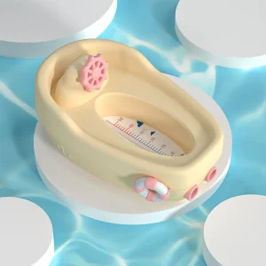 Thermomètre numérique pour bain bébé jaune mesure rapide et précise des températures