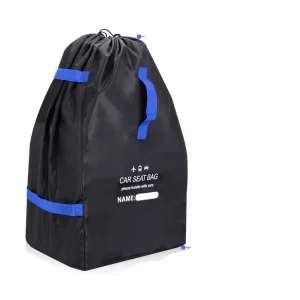 Sac de transport pour siège auto bébé imperméable portable nylon noir bleu Sac de transport pour siège auto bébé imperméable portable nylon noir bleu