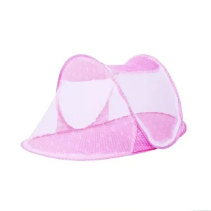 Moustiquaire pliable pour bébé 03 ans rose portable haute densité tente antiinsectes usage extérieur et voyage