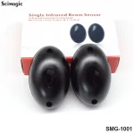 Capteur infrarouge de sécurité Scimagic SMG1001 détection de mouvement alarme antivol montage facile design moderne noir mat 1015 cm