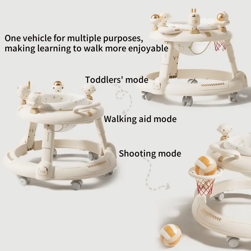 Chariot marche bébé 636 mois prév Ojambes pliable antirenversement manuel poussette accessoire bébé sécurité pratique Guangdong certification 3C