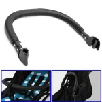 Poignée d&rsquo;accoudoir de poussette facile à installer conception ergonomique texture antidérapante noir sécurité bébé confort parentale accessoire universel