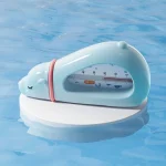 Thermomètre d&rsquo;eau de bain bébé étanche PP  kérosène mesure précise sécurité BlueBear