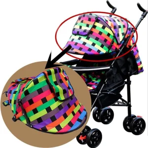 Paresoleil poussette bébé UV protection haute qualité matériau polyester facile à installer portable