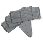 ABYN-bordure de bord de Patio de jardin, panneaux de clôture en pierre d&rsquo;imitation, clôture de parterre de fleurs de barrière extérieure de Patio – As Shown