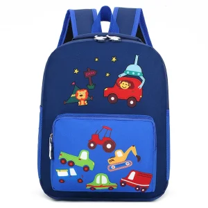 Sac à dos léger pour enfants, sac d&rsquo;école pour enfants, sac à dos de voyage en voiture, animal de dessin animé mignon, garçons et filles de la maternelle