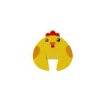 Accessoire bébé portechien humour chick porteclés jouet éveil enfant