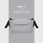 Organisateur de poussette sac de transport sac suspendu design moderne minimaliste sac à langer bébé matériau synthétique