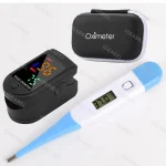 Ensemble oxymètre thermomètre bébé adulte IDEABEL portatif médecine maison santé surveillance