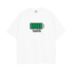 Tshirt d&rsquo;été à manches courtes famille motif batterie humoristique vêtements assortis papa maman enfant