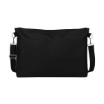 Sac à bandoulière noir minimaliste pour poussette style simple sacs à couches imperméables pour maman grande capacité usage quotidien et voyage