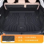 Tapis coffre voiture EXEEO CAR GL tapis bagage TPE antidérapant imperméable design moderne protection coffre véhicule usage familial antisalissures facile nettoyage