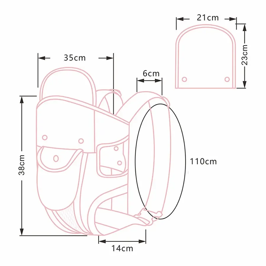 Portebébé respirant léger et simple adapté à toutes les saisons sac à dos ergonomique maternité 02 ans confortable et sécuritaire