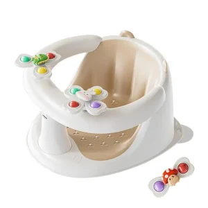 Siège de bain bébé antidérapant ergonomique jouets rotatifs bain confortable 13 ans design moderne bébé安全 drainage intégré Siège de bain bébé antidérapant ergonomique jouets rotatifs bain confortable 13 ans design moderne bébé安全 drainage intégré