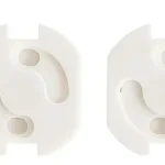 Couvercles de prises de sécurité pour enfants 10 pièces protecteurs électriques en plastique design minimaliste blanc pour bébés et jeunes enfants usage domestique protection contre les accidents électriques