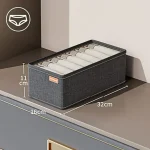 Organisateur de vêtements Oxford rangement sousvêtements lingerie chaussettes soutiengorge boîte de rangement armoire tiroir séparateur pantalons boîte de stockage  7 compartiments