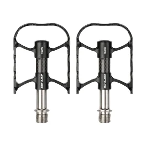 Pédales vélo GUB GC083 antidérapantes aluminium titane légers pour enfant sécurité confort route VTT gainage durable