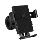 Support de téléphone portable universel pour poussette bébé rotation 360° pince ajustable sécurité maximale design compact noir