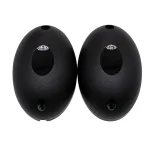 Lampe nocturne bébé design moderne en plastique dur couleur noire diffuseur oval décoratif ambiance calme bébé chambre nursery