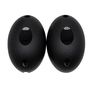 Lampe nocturne bébé design moderne en plastique dur couleur noire diffuseur oval décoratif ambiance calme bébé chambre nursery